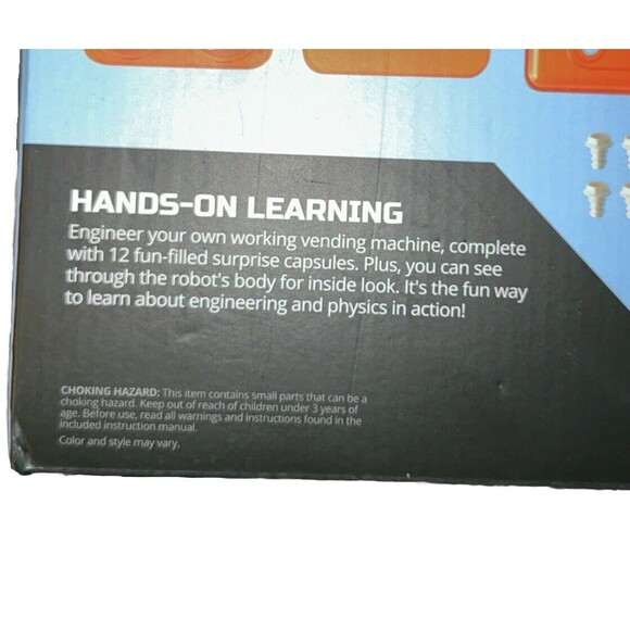 NEW Discovery MindBlown DIY Prize-Pod Robot 52Pc Retro Vending Machine Build Kit - Picture 4 of 10